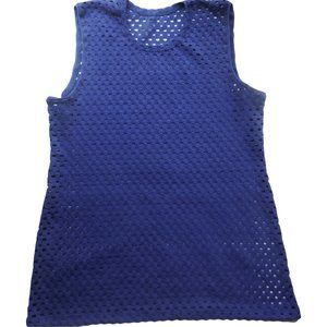 Tank Top Minidress Medium Beach Cover up ink blue